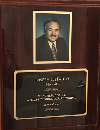 Joseph A. DeFalco Education Plaque